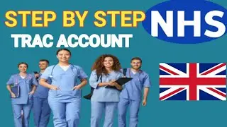How to create NHS job application account: Trac account