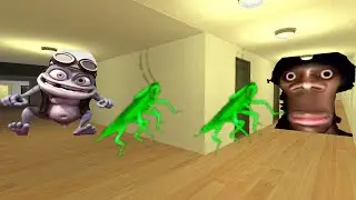 FIRE IN THE HOTEL LOBBY COCKROACH VS AUUGHH AND CRAZY FROG GMOD ALL BOTS#Gmod #Nextbot #Meme