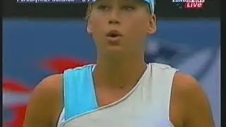 2002 US Open Doubles First Round Hingis/Kournikova vs Perebiynis/Poutchek