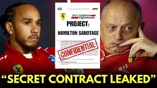🚨🔥SECRET CONTRACT LEAKED: SABOTAGE AGAINST LEWIS HAMILTON REVEALED!😱📉
