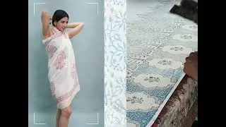 How to Wear a Sarong + Behind the Block Print Magic!