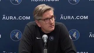 Chris Finch on Edwards' final play: 'Incredible block at the end there'