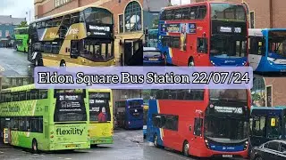 Buses at Eldon Square Bus Station | 22/07/24