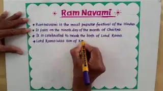 Ramnavami Essay in English||How to Write an Essay on Ramnavmi||Beautiful Handwriting||Cursive writin