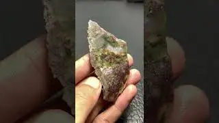 Natural Moss Agate Slab 72x33x5.5mm High Quality 96 ct UNPOLISHED