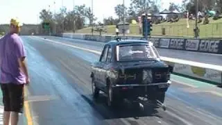 SIMON SADEK THE GODFATHER JNR MAZDA RX3 WINS MODIFIED COMPACT AT JAMBOREE 20 - WILLOWBANK RACEWAY