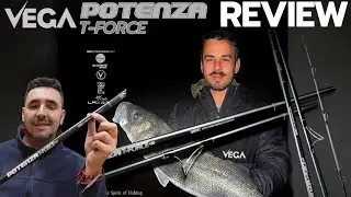 VEGA POTENZA T-FORCE REVIEW. TOP SURFCASTING ROD. 4,25 MT./4,50 MT.(HIBRIDA), 4,50 MT. (TUBULAR)