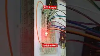 Arduino LED Arrays #shorts #electronic #arduino