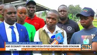 Youth from Kisii County gathered at Kisii Stadium to celebrate International Youth Day #getembetv