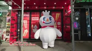 Snow King lights up the Nasdaq billboards in New York&rsquo;s Times Square. #mixue #snowking#newyork