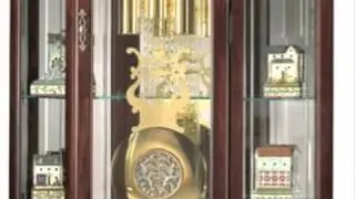 Howard Miller Majestic II Curio Grandfather Floor Clock