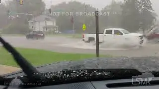 07-11-2025 Oelwein, Iowa  - Oelwein Street Flooding Raw