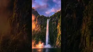 Nature&rsquo;s White Noise Machine 🌊 Heavy Waterfall Sounds #waterfall #whitenoise #natureambience