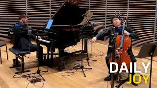 Sonata for Cello and Piano in C minor performed by Daniel Wang & Peter Dugan! | Daily Joy