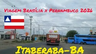 Viagem Brasília x Pernambuco 2016 Parte 14- Passando por Itaberaba-BA.