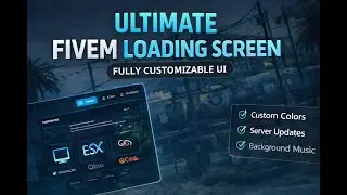 New  5M-Loading Screen | Fully Customizable UI | ESX &bull; QBCore &bull; Standalone