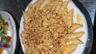 Penne pasta pizza or new york pizza #pizza #pizza lover#food #pizzalife