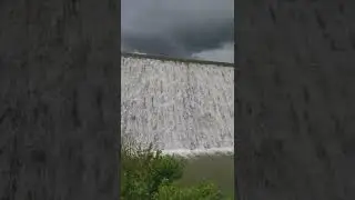 Shelki Dam overflow view😍 #water #marine #lake #marinelife #weather #rain #waterfall #nature #enjoy