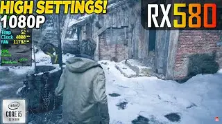 Resident Evil Village RX 580 - 1080p High,