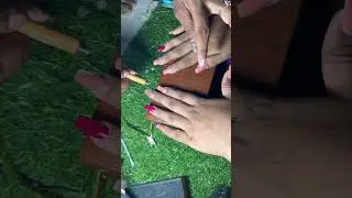 Puja Special nail extension work #sorts #ytstudioes #nail #youtube #vifezda_busk