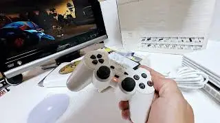 Sony Playstation 2 Ceramic White Racing pack SCPH 55000 GT !!!