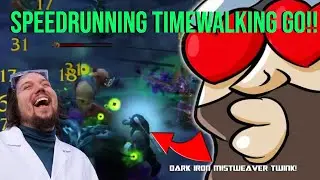SPEEDRUNNING TIMEWALKING TWINK!!! | Level 10 Mistweaver War Within 11.0.5 | Timewalking Twink