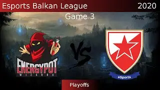 Energypot Wizards vs Crvena zvezda Highlights | Esports Balkan League Spring Final Game 3