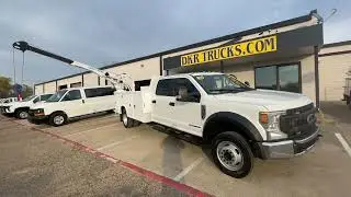 Stock 26837 2020 Ford F-550 Crew Cab 4x4 4000lb Autocrane - CRANE VIDEO