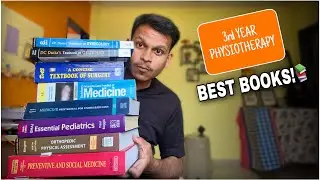 Best Books for 3rd Year Physiotherapy ! Physiotherapy subjects and  Books📚