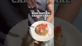 CARROT CAKE ✅ #recipe #cake #highprotein #fitness #food #nutritionist #shorts #foodvlog #explorepage
