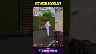 Bottom Frag &rarr; ACE Moment 🔥| 200 IQ Brimstone Clutch Gameplay#valorant #ace #200iq #clutch #brimstone