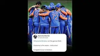 PM Modi Tweet Over Team India Victory 🇮🇳🔥#NarendraModi #asiacup2025 #TeamIndia