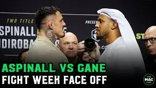 Tom Aspinall vs. Ciryl Gane Face Off | UFC 321 Press Conference