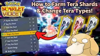 Как фармить осколки Теры и менять тип Теры покемонов в Pokemon Scarlet и Violet
