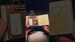 Get your palette using my profile!! 🎨✨ #minipalette #painting #watercolor #art #fyp