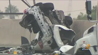 2 Killed In Fiery Wrong Way Crash In Harbor Gateway
