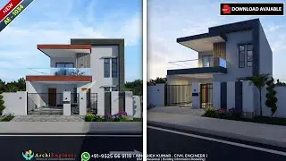 Farm House 3D Design | 🔥🔥Villa Design | 3 BHK | Modern Farm House Design | Garden Design