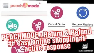 PEACHMODE RETURN POLICY- Easy return and refund detail## wrong product received//