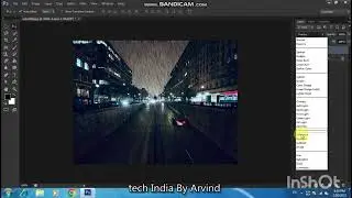 how to create rain fall in photoshop। barish effect। snow fall effects #techindia #photoshoptutorial