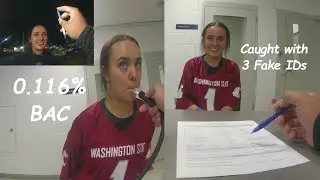 Drunk Girl Caught Driving With THREE Fake IDs