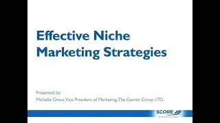 Effective Niche Marketing Strategies