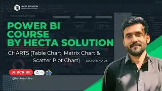 Power BI Data Visualization | Table Chart, Matrix Chart and Scatter Plot