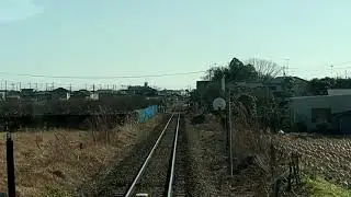【前面展望】関東鉄道常総線　普通　全区間　下館→水海道→取手　2020年度冬