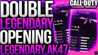 INSANE DOUBLE LEGENDARY WEAPON OPENING! RARE AK47 LEGENDARY + SVO LEGENDARY SUPPLY DROP OPENING!