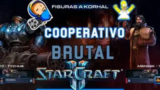 (TYCHUS) Fisuras a Korhal COOPERATIVO starcraft 2 BRUTAL 😁😁😀😀