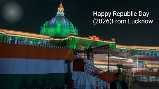 Republic Day Night Ride in Lucknow 🇮🇳 | Dil Jeet Lene Wali Lighting & Vibes ✨ #Republicday #lucknow 