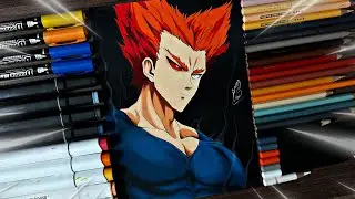 Speed Drawing Garou One Punch Man season 3