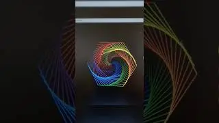make rainbow drawing in python turtle graphic python #coding #python #viral #shorts