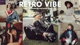 Retro Vibe Lightroom Preset | Vintage Film Look Editing Tutorial