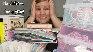 I'm Not Buying Stickers For a Year!